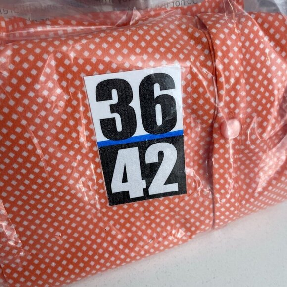 Ann Taylor Loft Womens Sleeveless Button-Up Orange Polka Dot Blouse Size M 3642 - Picture 7 of 8